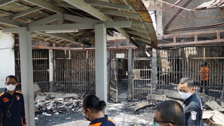 Usai Terbakar, Kemenkumham Kerahkan 5 Tim Penanganan Di Lapas Tangerang