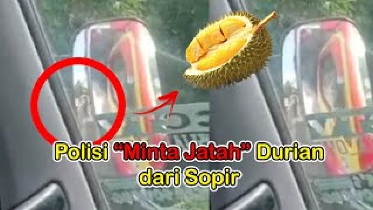 Viral Polisi Minta Durian Sebagai Pengganti Tilang, Begini Kata Polri