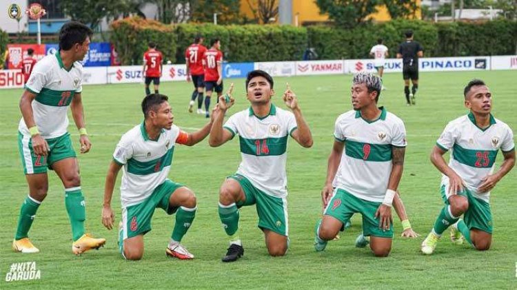 Ulasan Pertandingan Indonesia vs Laos, Tim Asuhan Shin Tae Yong Pesta Gol