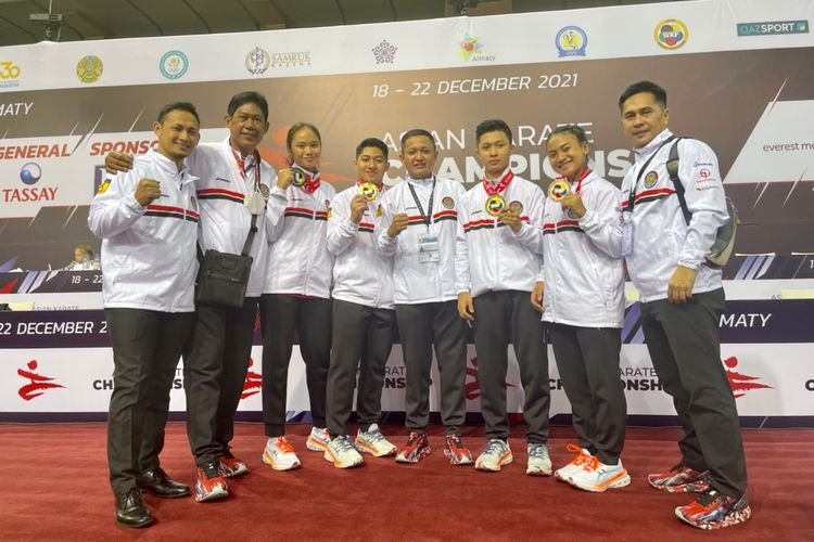 Indonesia Sabet 2 Emas dari Kejuaraan Karate – Do Asia di Kazakhstan