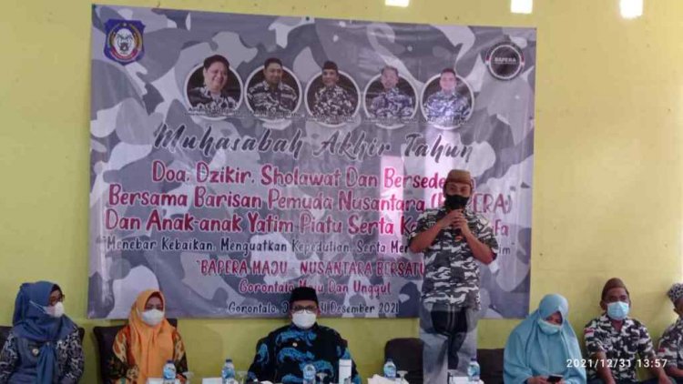 Fahd El Fouz Arafiq Tutup Akhir Tahun Dengan Santuni Yatim Piatu Di Gorontalo