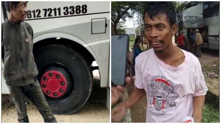 Viral Pria Sembunyi Di Kolong Bus Demi Pulang Kampung, Berakhir Diantar Kembali Di Titik Awal