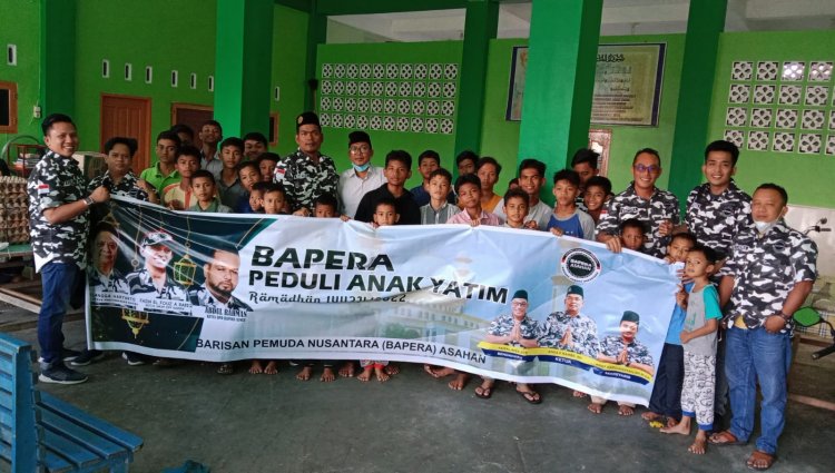 Jalankan Program Peduli Anak Yatim, Bapera Asahan Kunjungi Panti Asuhan Putera Muhammadiyah