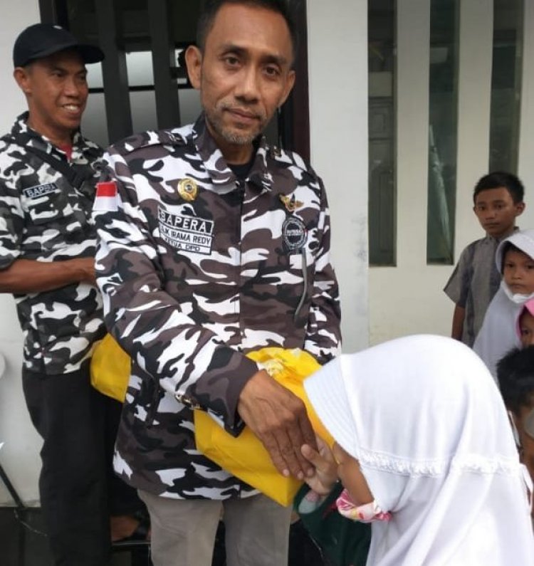Bapera Kab Cirebon Bersama H. Bambang Hermanto SE Santuni Anak Yatim