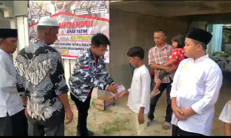 Bapera Aceh Timur Santuni Anak Yatim Piatu