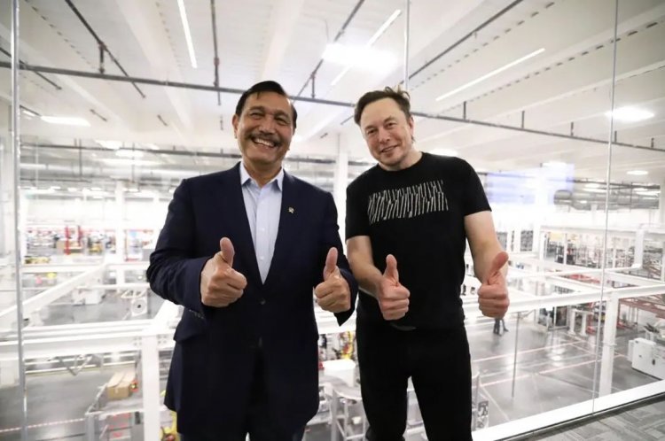 Elon Musk Temui Luhut Binsar Pandjaitan Cs Pakai Kaos Oblong, Warganet Sindir OKB RI