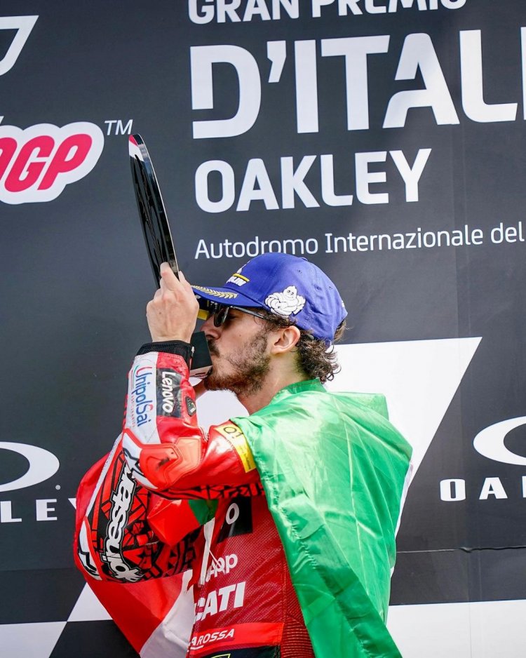 5 Fakta Menarik Usai Fransesco Bagnaia Menang MotoGP Italia