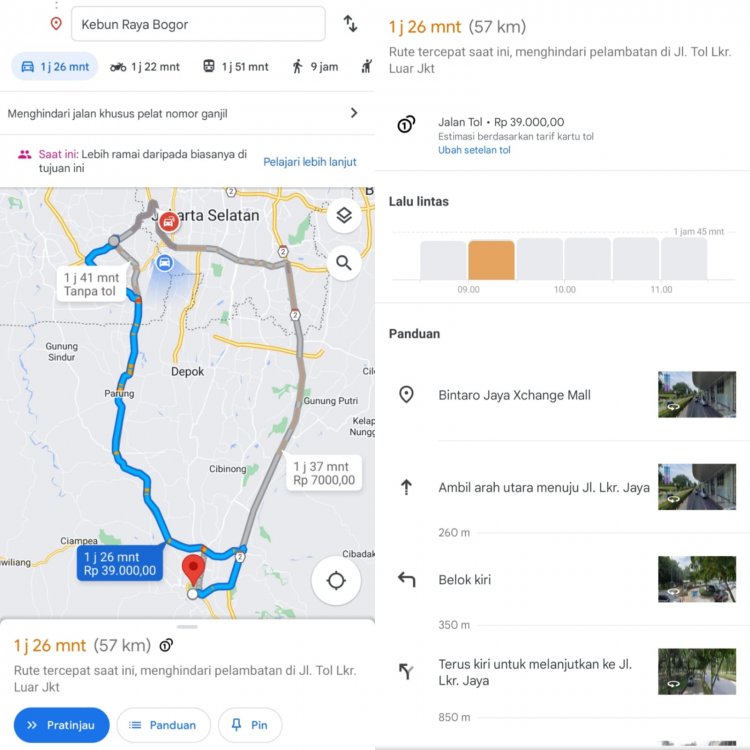 Fitur Baru: Cara Cek Tarif Tol Di Google Maps