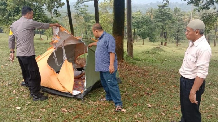 Asik Camping, Sepasang Remaja Tersambar Petir Di Bukit Waruwangi Serang. Satu Orang Tewas
