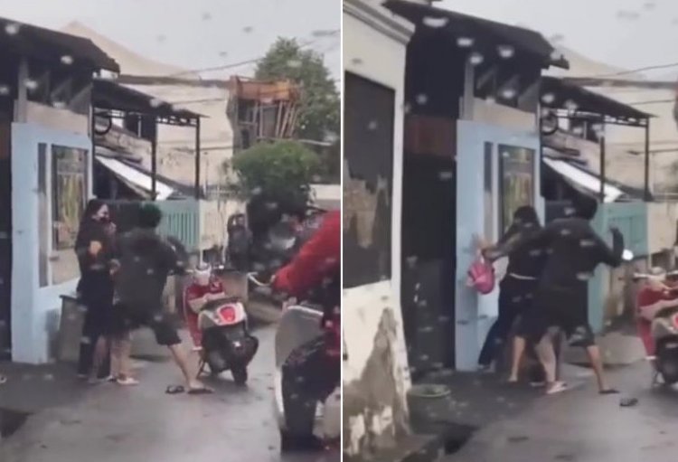 Pria Di Depok Ditangkap Polisi Usai Lakukan KDRT Di Jalan Raya