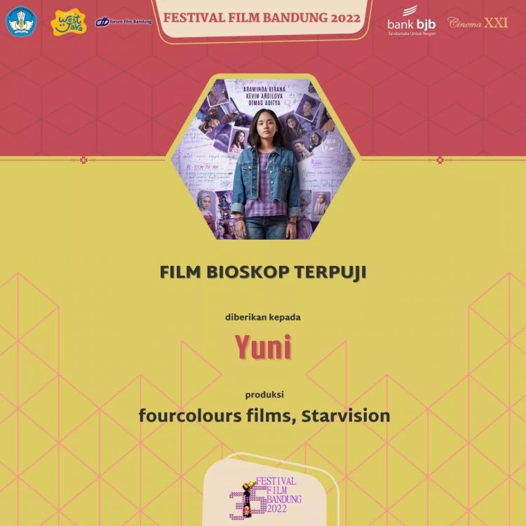 Daftar Pemenang Festival Film Bandung 2022: "Yuni" Film Yang Dibintangi Arawinda Menang