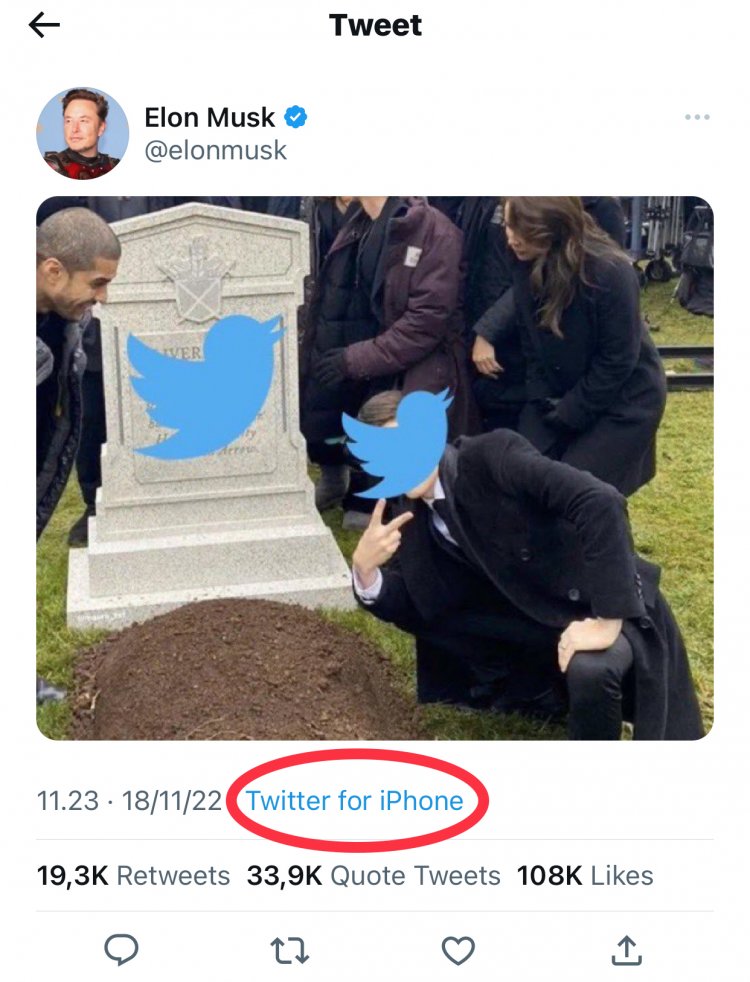 Alasan Elon Musk Hapus Label Twitter for iPhone