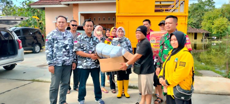 DPD Bapera Jawa Tengah Dan Kab Grobogan Turun Tangan Membantu Korban Banjir Bandang