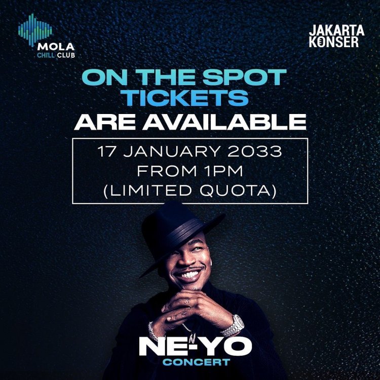 Wow! Beli Tiket Konser Ne-Yo di Jakarta Bisa On The Spot