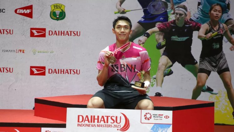 Jonatan Christie Berhasil Jadi Juara Indonesia Masters 2023