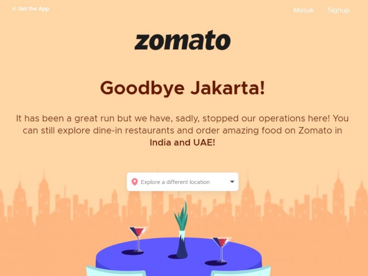 Zomato Resmi Tutup Layanan di Indonesia