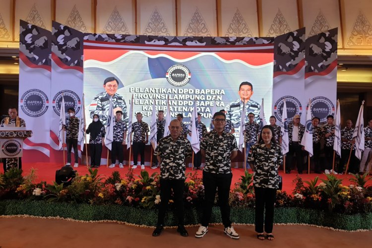 Pengurus DPD Bapera Kab/Kota Se-Prov Lampung yang Dilantik Fahd A Rafiq