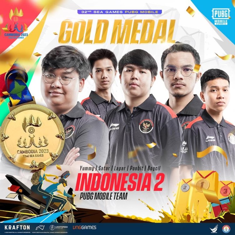 Timnas PUBG Mobile Indonesia Berhasil Dapatkan Emas di SEA Games 2023