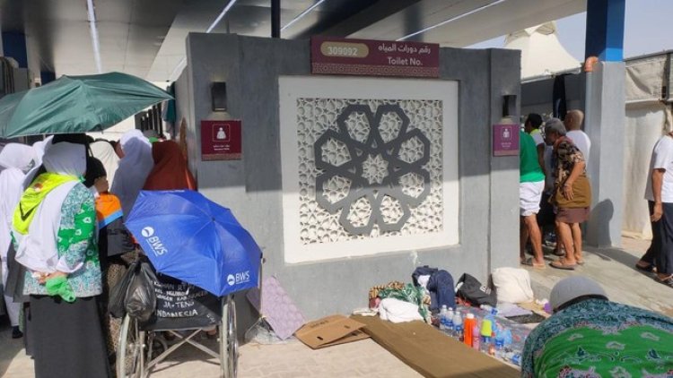 Jemaah Haji di Mina Overcapacity, Antre WC Hingga Kepanasan