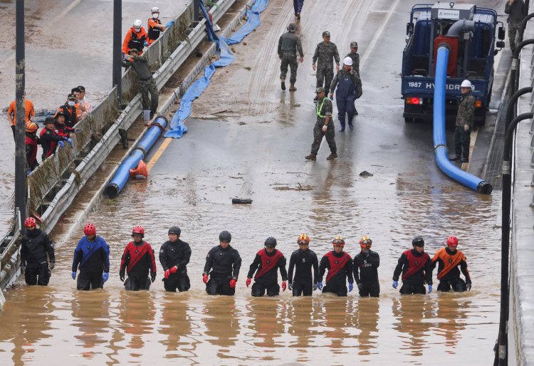 Jumlah Korban Banjir Korsel Bertambah Jadi 33 Orang