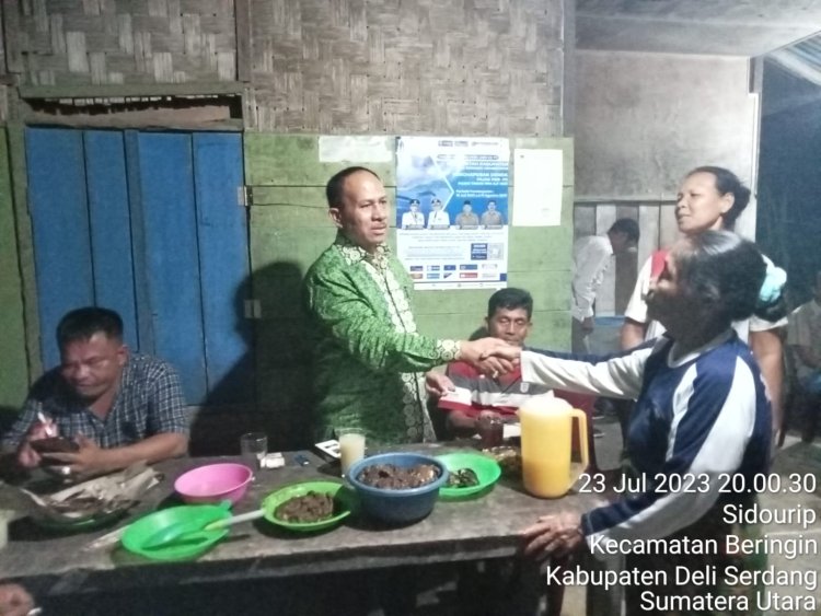Calon Legislatif Dr. Maruli Siahaan Hadiri Sosialisasi Program di Dusun 4
