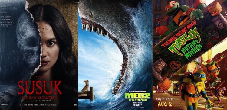 Jadwal Film Bioskop XXI Hari Ini: Susuk, Meg 2 Hingga Ninja Turtles