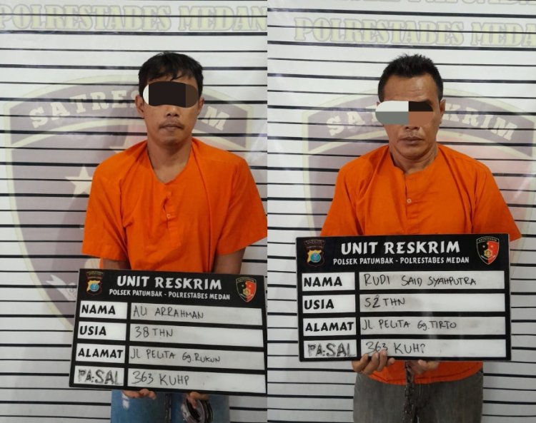 Heboh Maling Pagar di Medan, 2 Pelaku Berhasil Ditangkap