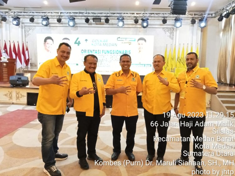 Maruli Siahaan Hadiri Orientasi Fungsionaris DPD Partai Golkar Kota Medan