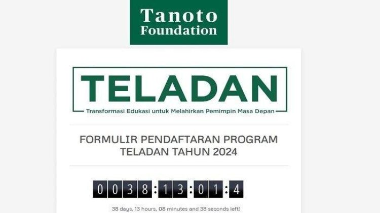Tanoto Foundation Buka Pendaftaran Beasiswa Teladan 2024: Beasiswa Untuk Mahasiswa Baru
