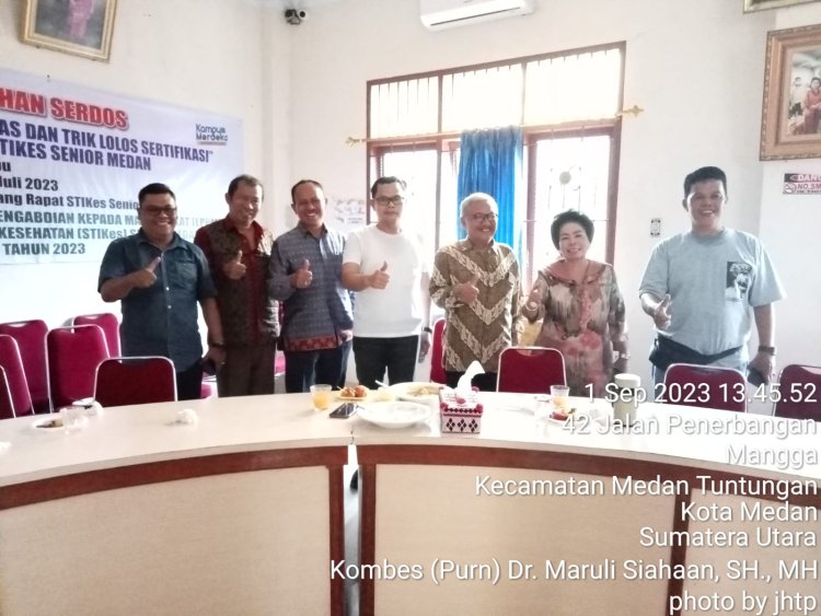 Maruli Siahaan Hadiri Wisuda STIkes Senior Medan dan Pembangunan HKBP SEMPURNA Ressort Medan 1