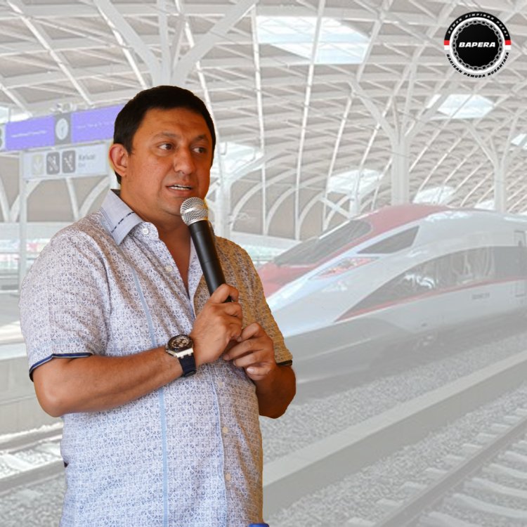 Fahd A Rafiq Nilai Kereta Cepat Jakarta-Bandung Efesien Waktu Untuk Masyarakat