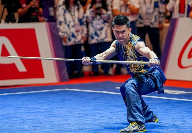 Hore! Atlet Wushu Indonesia Menangkan Medali Emas di Asian Games 2023