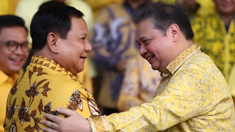 Duet Prabowo-Airlangga Menguat, Usai Megawati Pastikan Tolak Ganjar Bersanding