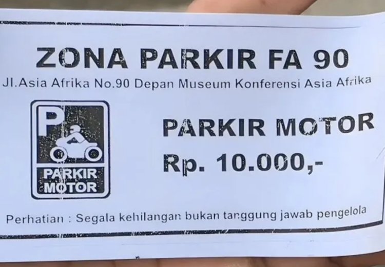 Heboh Soal Tarif Parkir Motor di Bandung Rp10.000, Pemkot Buka Suara