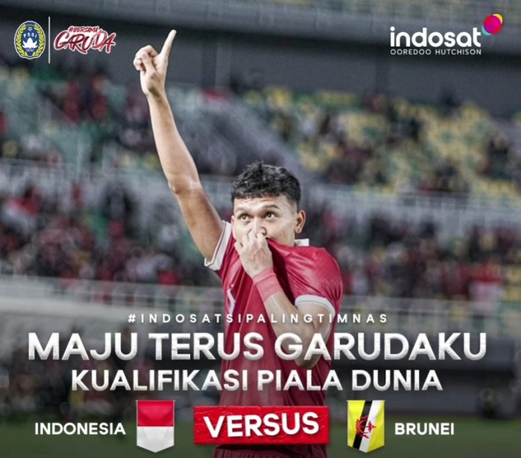 Link Live Streaming Timnas Indonesia VS Brunei Darussalam