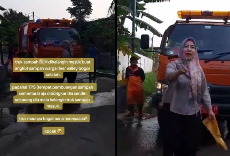 Kalah Pemilihan RT, Wanita Di Bogor Hadang Truk Sampah dan Buat RT Tandingan