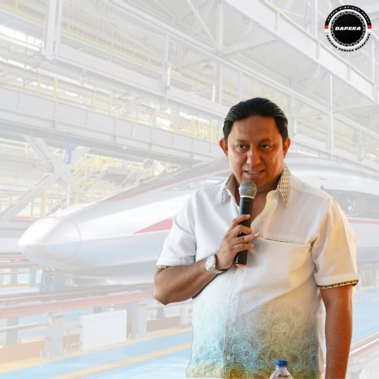 Fahd A Rafiq Mendukung Kereta Api Cepat Menjadi Penghubung Perekonomian Jakarta dan Bandung