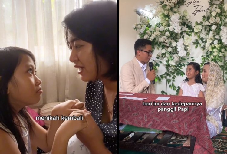 Viral Video Seorang Ibu Minta Izin kepada Anaknya untuk Menikah Lagi