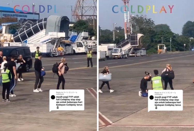 Viral Video Chris Martin Sujud di Bandara Sebelum Naik Pesawat, Bikin Bangga!