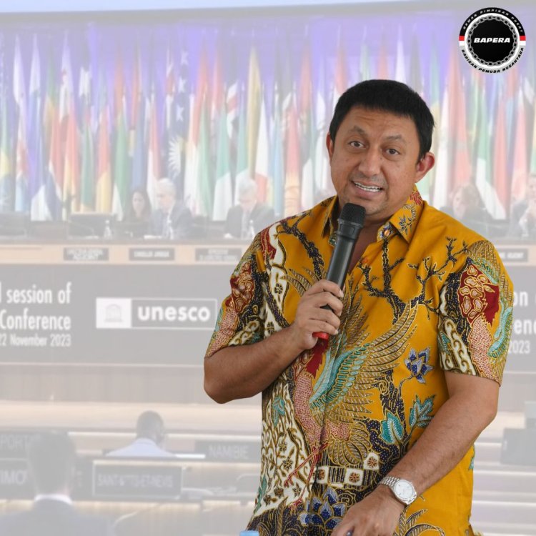 Bahasa Indonesia Resmi Jadi Bahasa Resmi Sidang Umum UNESCO, Fahd  A Rafiq: Saya Bangga!