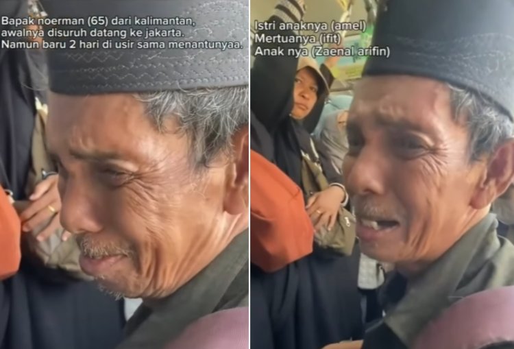Viral Kakek Diusir dari Rumah Anaknya di Jakarta, Baru Dua Hari dari Kalimantan