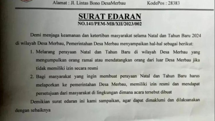 Heboh! Kades Larang Natal di Riau, Polisi Turun Tangan