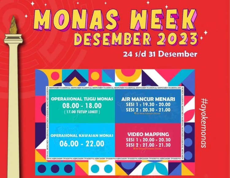 Ini Jadwal Monas Week 2023, Catat Tanggalnya!