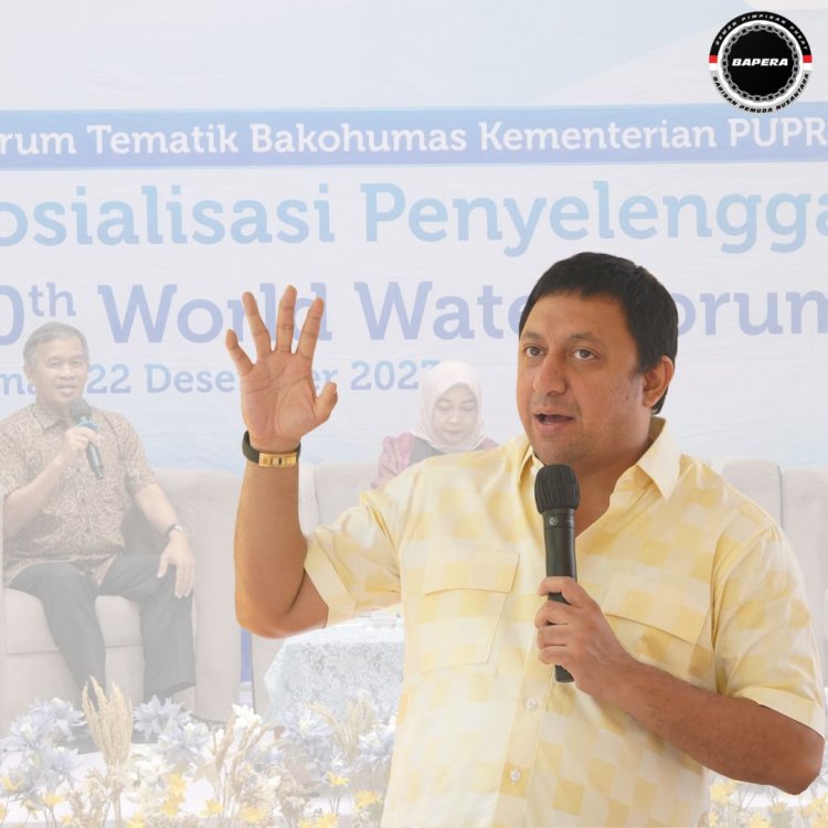Fahd A Rafiq Bangga Indonesia Dipercaya Sebagai Tuan Rumah 10th World Water Forum 2024