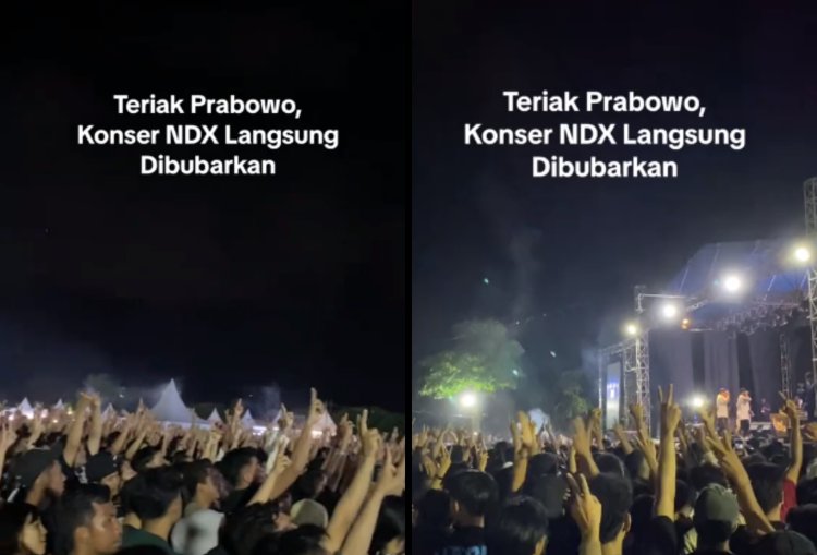 Konser NDX AKA di Bali Dibubarkan Usai Penonton Teriak Prabowo