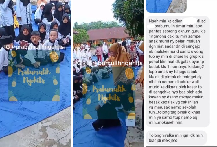 Guru di Palembang Mempermalukan Murid yang Tidak Berinfaq