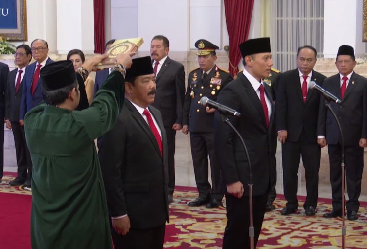 Resmi! Jokowi Lantik 2 Menteri Hari Ini: AHY Menteri ATR, Hadi Menko Polhukam