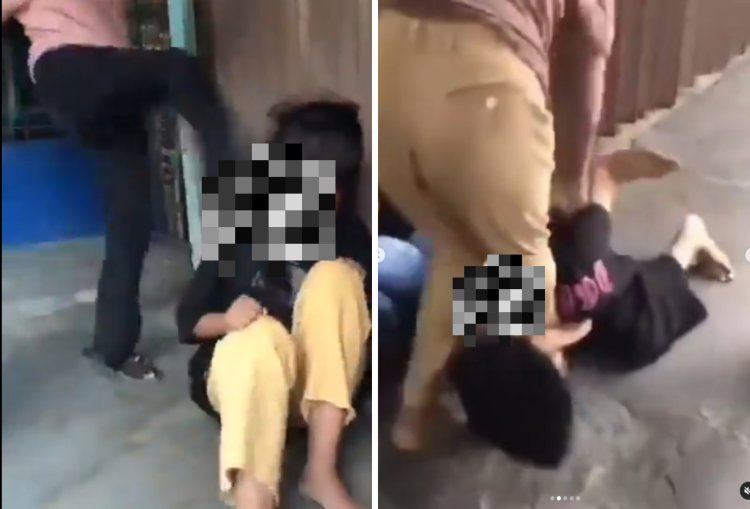Viral Video Remaja Wanita di Batam jadi Korban Bullying, Kepala dan Wajah Ditendang