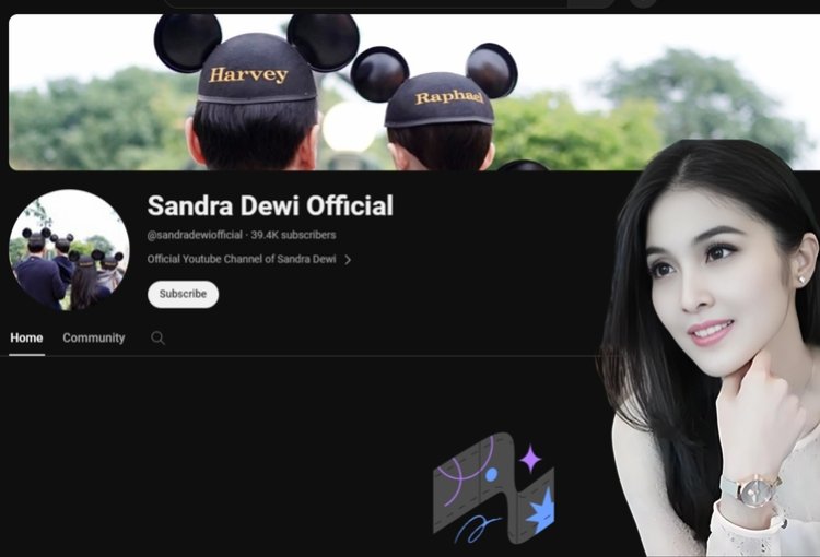 Tak Hanya Instagram, Kini Semua Konten Video di YouTube Sandra Dewi Hilang
